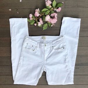 J. Crew High Rise Straight Leg Matchstick Jeans 26